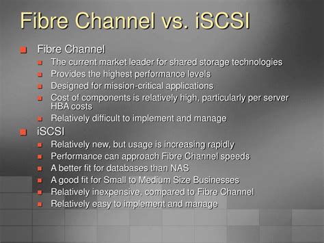 fiber chanel|fibre channel vs iscsi.